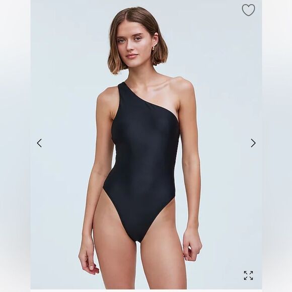 NWT One-Shoulder One-Piece Swimsuit - Picture 1 of 7